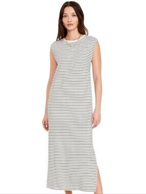 Old Navy Striped Sleeveless Cotton Maxi Dress - Size Small